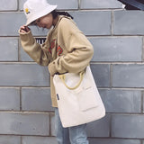 Canvas Messenger Bag for Women with Large Capacity