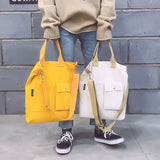 Canvas Messenger Bag for Women with Large Capacity