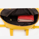 Women's Pu Leather Mini Backpack Shoulder Bag