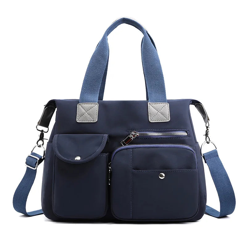Large Capacity Women's Shoulder Bag Nylon Messenger Travel Handbag Tote
