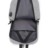 USB Backpack Anti Theft Men Travel Daypack School Bag