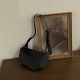 Large Capacity Casual Shoulder Bag Solid Pu Leather Crossbody Bags