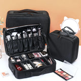 Large Capacity Cosmetic Bag for Travel Outing Professional Makeup Case