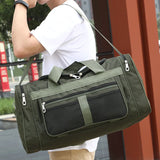 Large Capacity Storage Bag Waterproof Portable Army Green Travel Bag