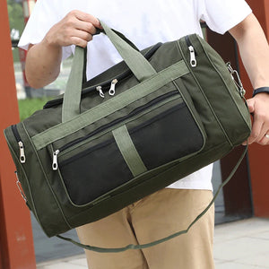 Large Capacity Storage Bag Waterproof Portable Army Green Travel Bag
