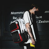 Large Men Backpack Women School Bag High College Student Multifunction