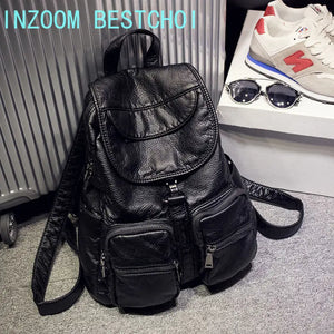 Large-capacity Backpack Female Student Schoolbag