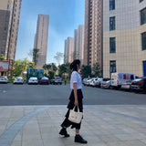 Letter Print Tote Bags Women's Shoulder Bag Large-capacity