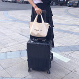 Letter Print Tote Bags Women's Shoulder Bag Large-capacity