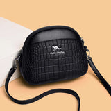 Women High Leather Shoulder Messenger Bags Famous Brands Purses and Handbags