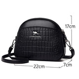 Women High Leather Shoulder Messenger Bags Famous Brands Purses and Handbags