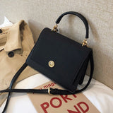 Soft Vintage Square Matte Bag Ladies PU Leather Crossbody Shoulder Bag