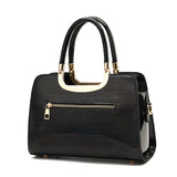 High-End Women's Leather Handbag Bright Shoulder Messenger Bag