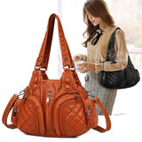 Soft Leather Handbag Women Shoulder Bag Female Crossbody Tote Bag