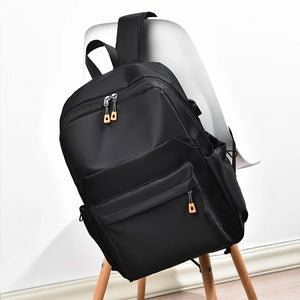 Large Capacity Laptop Backpack for 14-Inch Laptop, Water Repellent, Casual Style
