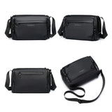 Men Shoulder Bags Travel High Capacity Sling Bag Men Oxford Water Resistant