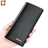 Men's Long Buckle Business Wallet Thin Clutch Envelope Billetera Cartera Hombre