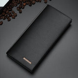Men's Long Buckle Business Wallet Thin Clutch Envelope Billetera Cartera Hombre