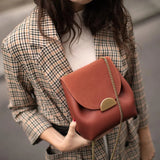 Retro Crossbody Bucket Bag Chain Purse