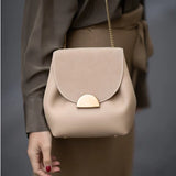 Retro Crossbody Bucket Bag Chain Purse