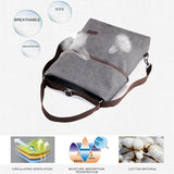 Retro Canvas Women's Backpack School Rucksack Anti-Theft Bag