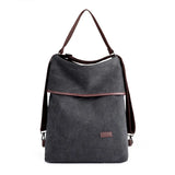 Retro Canvas Women's Backpack School Rucksack Anti-Theft Bag