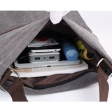 Retro Canvas Women's Backpack School Rucksack Anti-Theft Bag