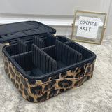 Leopard Waterproof Makeup Case Large Capacity Beauty Cosmetic Bag