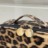 Leopard Waterproof Makeup Case Large Capacity Beauty Cosmetic Bag