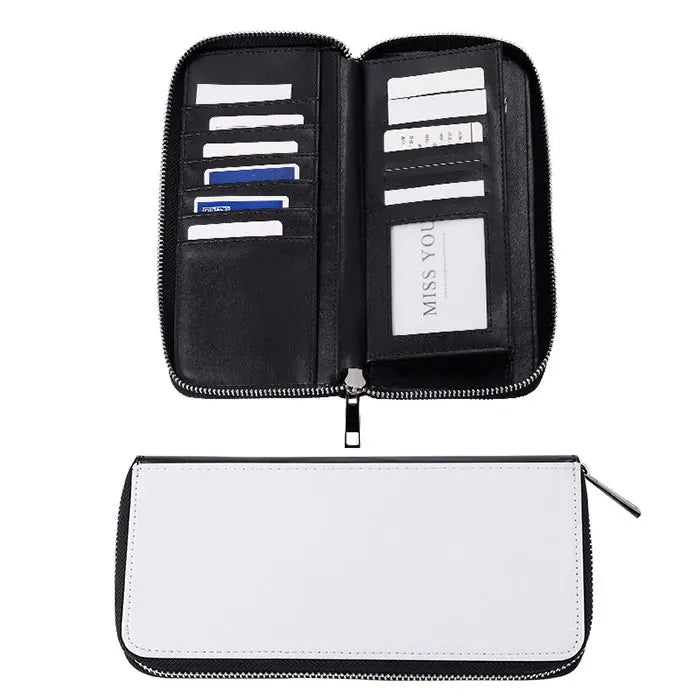 Custom Photo Single-sided Print Zipper Clutch Bag DIY Women Wallet