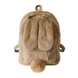 Pink Bunny Ears Backpack Harajuku Student School Bag