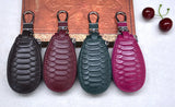 Leather Car Key Case Zipper Pouch