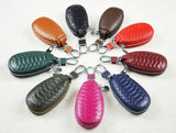 Leather Car Key Case Zipper Pouch