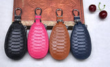 Leather Car Key Case Zipper Pouch
