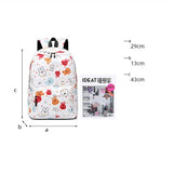 Cartoon Schoolbag for Girls Large-Capacity Junior High Backpack