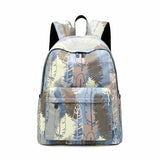 Printed Backpack Female Student School Bag Casual Anti-Theft Computer Backpack