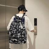 Nylon Water Backpack Men Large Capacity Schoolbag For Girl