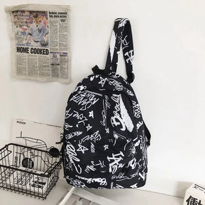 Nylon Water Backpack Men Large Capacity Schoolbag For Girl