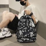 Nylon Water Backpack Men Large Capacity Schoolbag For Girl