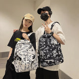 Nylon Water Backpack Men Large Capacity Schoolbag For Girl