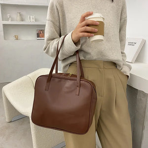 PU Leather Shopping Bag Handbags Famous Brands Women Shoulder Bag