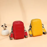 100% Leather Women Shoulder Bag Mini Female Mobile phone bag
