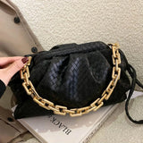Women's Pu Leather Chain Shoulder Bag Crossbody Bags for Women