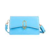 Retro Casual Lady Handbag Shoulder Bag PU Leather Small Square Bag