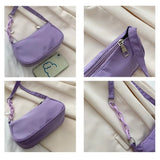 Smooth Surface Underarm Bag for Women, Easy to Clean