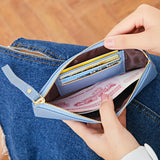 Slim Zipper Wallets for Women Money Bag Clutch Purse