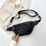 Women's Solid Waist Pack Travel Belt Bag