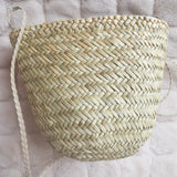 Smiley Straw Woven Bag Beach Messenger Bag Coin Purse