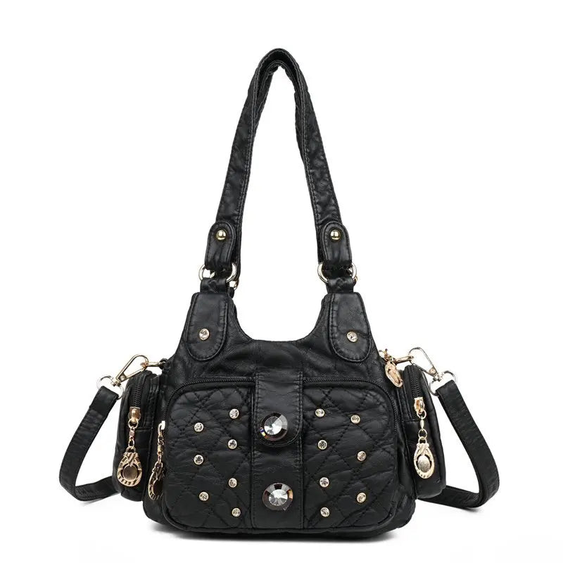 Soft Leather Crossbody Bag Women Handbags Shoulder Bag Top-handle Bags