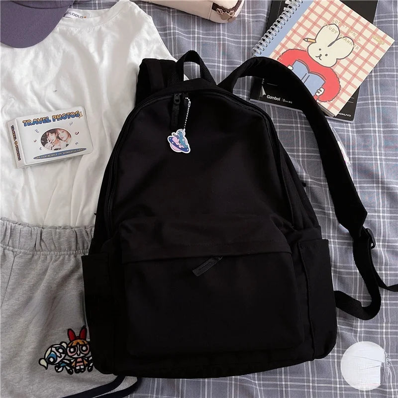 Colorful High School Backpack for Teenage Girls Travel Rucksack